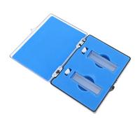 RUNROTOO Glass Optical Cuvette Cell with 5mm Path Length 2pcs for Spectrophotometer Sturdy and Small Convenient Standard Cuvette for Laboratory and Scientific Analysis