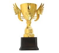 RUNROTOO Gold First Place Plastic Trophy Cup for Sports Contests and Celebrations, Elegant and Versatile Award with Stylish Refined Look, for Honoring Winners