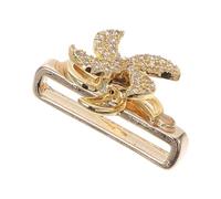 RUNROTOO Golden Windmill Shaped Decorative Watch Band Charm Compatible with Silicone Watch Strap, Stylish Metal Accessory for Smartwatch Bands, for Casual and Use