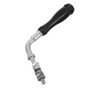 RUNROTOO Heat-Resistant Stainless Steel Stove Door Handle with Universal Compatibility and Elegant Design, Metal Fire Pit Handle Replacement for Boiler and Fireplace Accessories