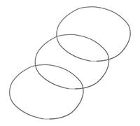 RUNROTOO Heavy Duty 3Pcs Elastic Trash Can Bands Thick Bungee Cord for Large Garbage Bags Home and Commercial Use Reusable