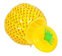 RUNROTOO Inflatable Pvc Ice Bucket Multi-functional Design with Pineapple Shape, Lightweight and Cold-resistant Foldable Bucket for Travelling and Swimming for Outdoor Parties and Beach