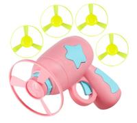 RUNROTOO Interactive Flying Disc Launcher for Cat and Dog Made of Sturdy Abs Material with Intelligence and Obedience Training Features Suitable for Pet Interaction and Random Color