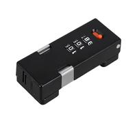 RUNROTOO Keyless Cabinet Lock with Combination, 3-Digit Password Hasp Latch Lock, Wooden Drawer Door Privacy Locker, Easy Installation, Door Security Slide Latch