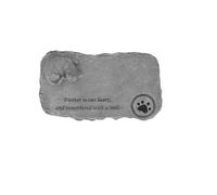 RUNROTOO Kitten Design Memorial Stone Resin Ornament for Garden Yard | Pet Tombstone Decor, Living Room Display, Outdoor Remembrance Plaque, Small Handcrafted Resin Figure