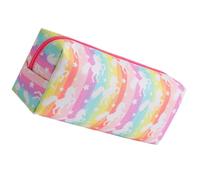 RUNROTOO Large Capacity Cartoon Pencil Case with Unicorn Printing Cloth Material Stationery Organizer Bag for Adorable Multi-use Pen Bag that Can be Easily Placed