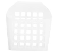 RUNROTOO Large Capacity White Abs Rabbit Feeder for Cage with Stable Structure and Antiwaste Design, Suitable for Guinea Pig and Small Animals as A Bunny Food Bowl Or Hay Rack