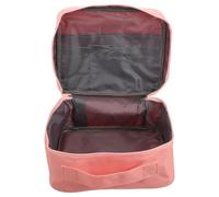 RUNROTOO Large Portable First Aid Bag Medicine Storage Pouch Pink Travel Medical Organizer Reusable Container for Household and Camping Use