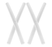 RUNROTOO Lip Brushes Time Year Season Double-ended 4pcs with Cap Silicone for Lip Gloss and Eyeshadow Application, Lightweight and Versatile Makeup Brush Set for Travel and On-the-go