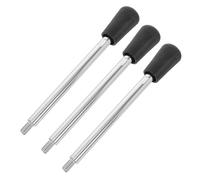 RUNROTOO M8 Threaded Handwheel Handle for Precise Control 3pcs for Lathe Machine with Carbon Steel and Plastic Construction, Wear Resistance and Burrfree Surface, Compact Structure