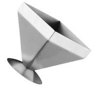 RUNROTOO Meat Mold Four-corners Tower Design Stainless Steel Tower Shape Pyramid Food Shaping Tool Easy to Use and Clean with Beautiful Appearance for Cooking and Daily Life