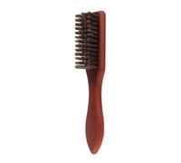 RUNROTOO Mens Hairbrush for Men Wooden Beard Brush 5 Pcs Hair Styling Brush Brown Nylon Multipurpose Comfortable Use for Home Oil Head Styling and Hair Salon