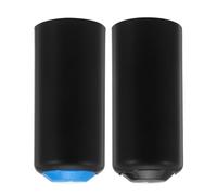 RUNROTOO Microphone in Dark and Light Colors Covers Battery 2pcs Replacement Protective Sleeve Compatible with Shure Pgx2 Slx2 Pg58 Beta58 Wireless Mic Tail End Caps for Live