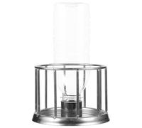 RUNROTOO Mini Tortoise Water Tray Stainless Steel Basin Portable Reptile Tank Water Dish Convenient Silver Basin for Land Turtles Turtle Feeding Supplies