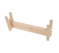 RUNROTOO Model Boat Building Stand with Solid Bamboo Base for Display