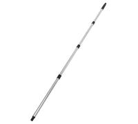 RUNROTOO Mop Handle and Protective Cover Telescopic Stainless Steel with Threaded End 4 Section Extendable Design Ergonomic and Versatile Compatibility for Household Cleaning
