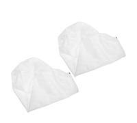 RUNROTOO Neck Roll Pillowcases Ergonomic Support and Lasting Comfort with Zipper 2pcs round Cylindrical Bolster Pillow Covers in White Blended Fabric for Yoga and Office Use