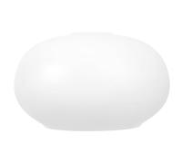 RUNROTOO Oval Plastic Lamp Shade Replacement with Dualhole E27 Interface and 42mm Aperture, Lightweight Modern Lamp Cover Featuring Enhanced Light Diffusion, for Garden and Home Pendant
