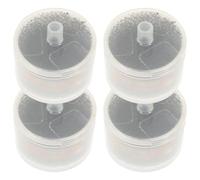 RUNROTOO Plastic Cat Water Fountain Filters Water Softening Function and 4pcs with Fine Filtering Effect Replacement Filter Set Accessories