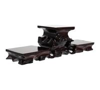 RUNROTOO Plastic Decorative Jade Base Display Stand for Antique Tea Cup with Vintage Chinese Style, Practical and Versatile Storage Rack Suitable for Office and Home Accessories