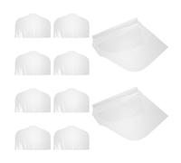 RUNROTOO Plastic Garment Covers Space Saving and Protecting Clothes for Clothes 10pcs with Large Capacity Pvc Material Suitable for Home and Photo Studios