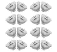 RUNROTOO Plastic Spotlight Lamp Shade 50Pcs Sturdy Weatherproof Replacement Covers for DIY Solar Garden Animal Statue Eyes, Outdoor Lawn Pathway and Patio Lighting