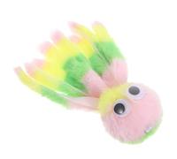 RUNROTOO Plush Octopus-shaped Cat Chew for Teething and Interactive Play, Soft Plush Material Designed for Cats and Small Pets, for Playful Chewing and Scratching Activities