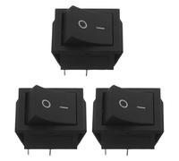 RUNROTOO Popcorn Machine Switch Replacement Button with Quick Adaptation and Easy to Clean Design 3pcs Plastic Sturdy On/off Switch Part for Commercial Popcorn Makers for Home Parties