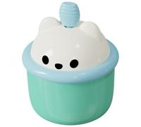 RUNROTOO Portable, Bear-shaped Abs Material Facial Foam Maker Cup with Rich Lather Creation for Face and Body for Daily Routine and Bathroom Decor