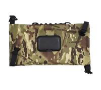 RUNROTOO Portable Canvas Wipe Dispenser with Flip-top Design, Reusable Tissue Holder Hanging Tissue Bag for Outdoor Adventures and Camping, Paper Bag Storage Organizer