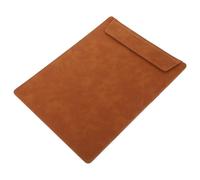 RUNROTOO Portable Leather Office Clipboard A4 Size Lightweight Practical Writing Support Plate for Teachers and Office Workers Suitable for Home and Logistics Use