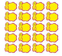 RUNROTOO Price Labels Stickers to Attract Customer's Attention and Direct Customers 20pcs Yellow Paper Commodity Price Signs for Retail Business and School Carnivals to Special Products