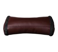RUNROTOO Pulse-Feeling Pillow in Brown Artificial Leather for Traditional Chinese Medicine Hand Support During Diagnosis