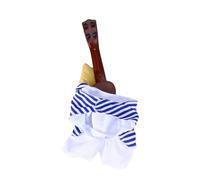 RUNROTOO Puppy Costume with Playing Guitar Design Comfortable Cotton Long-lasting Use Fancy Pet Outfit for Little Dogs for Photo Taking and Special Occasions, Suitable for Pets within 10kg