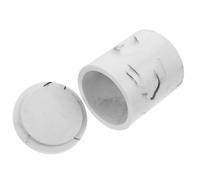 RUNROTOO Resin Cotton Pads Holder Swab Organizer Apothecary Jars with Lid European Style Modern Marble Design Simple Storage for Home Cosmetic Use Random Style