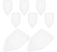 RUNROTOO Reusable Weighing Boats Plastic 10 Pieces Powder Weighing Dishes 10Ml Volume for Laboratory Applications