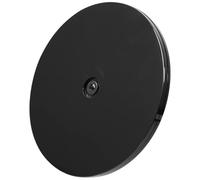 RUNROTOO Rotating Display Stand and Stable round Base Acrylic Black with 360-degree Rotation Sl nd Fashionable Pedestal for Home Décor and Craft Fairs