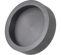 RUNROTOO Round Graphite Casting Mold for Metal Smelting Metalworkers with High Mechanical Strength Black Graphite Furnace Mold
