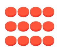 RUNROTOO Rubber Ice Hockey Pucks Smooth and Flat Both Sides 12 Pcs Adjustable Hardness Matte Finish Standard Size Suitable for Pond Hockey for Adults over 8