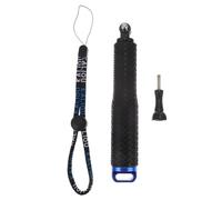 RUNROTOO Selfie Stick with Non-slip Design Extendable for Sports Cameras and Portable Aluminum Alloy Compact Shape, Adjustable 18cm-48cm, for Snowboarding and Diving