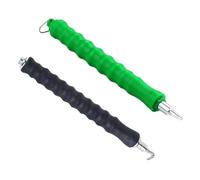 RUNROTOO Semi-Automatic Plastic Wire Tie Tool with 2pcs Rubber Grip Handle Heavy Duty Rebar Tying, Steel Efficiency and in Construction Construction Sites