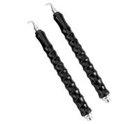 RUNROTOO Semi-Automatic Rebar Tie Tool with Soft Knurled Rubber Handle 2 Pack for Steel Bar Binding