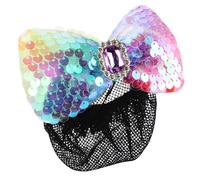 RUNROTOO Sequin Hair Bun Nets for Ballet Hair Accessories Gauze Material and Secure Fit, Versatile Use for Occasions and Different Dance Costumes, for Little and Ballet Dancers