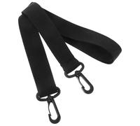 RUNROTOO Shoulder Strap with Wide Comfortable Shoulder Pad Adjustable Nylon Black Versatile Use and Easy Hook Clip Attachment for Poster Tube and Art Tube for Crossbody Carrying