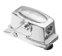 RUNROTOO Silver Plated Iron Floor Tom Leg Clamp for Drum Instruments with Strong Durability and Adjustable Height, Suitable for Drum Kit Mount, for Percussion Setup