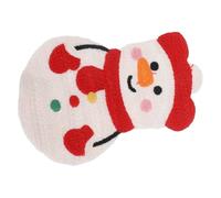 RUNROTOO Snowman Iron on Patches for Clothes and Backpacks, Polyester Embroidered Appliques with Festive Holiday Design, Versatile Application for Garment Repair and DIY Holiday Present