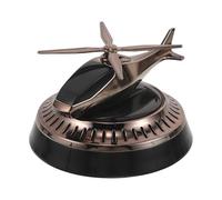 RUNROTOO Solar-Powered Car Air Freshener: Rotating Aroma Diffuser - Helicopter Dashboard Ornament with Essential Oil Dispenser - Fragrance Spinner for Vehicle