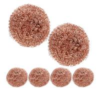 RUNROTOO Soldering Tip Cleaner Wire Made of Copper Coated Iron Wire 6pcs Soft and Elastic Design that Extends Soldering Iron Tip Lifespan, Suitable for Industrial and Household Use