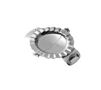 RUNROTOO Stainless Steel Dumpling Making Tool with Multi-Purpose Dough Pressing Feature for Pastry and Ravioli, Suitable for Home Kitchen and Restaurant Use, Silver Large Size Mold