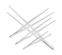 RUNROTOO Stainless Steel Tweezers Set Sturdy and Multi-Functional Small Planting Tools 4pcs for Gardening and Planting for Garden Use and Activities